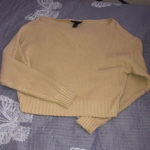 Off shoulder sweater